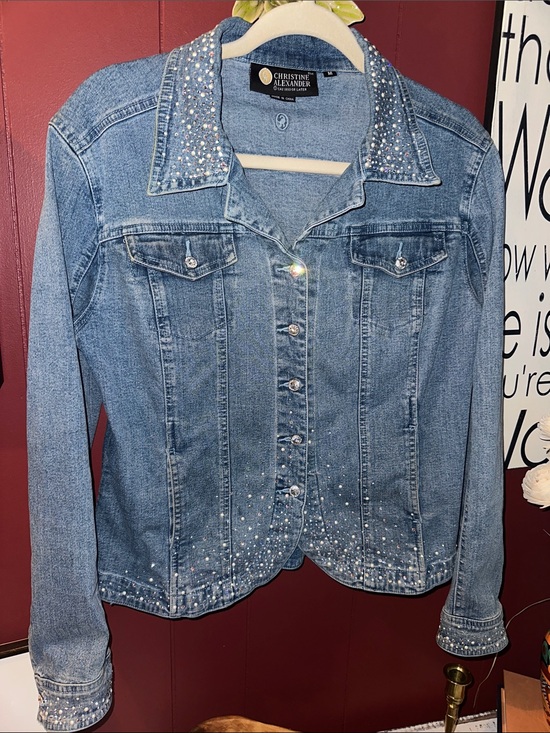 Christine Alexander Jackets & Blazers - Vintage Christine Alexander Denim Jacket